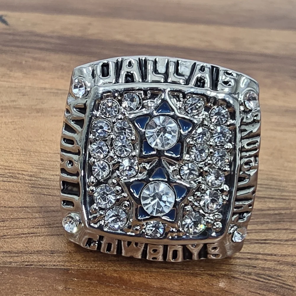 Dallas Cowboys Championship Ring Size 9 1977 Silver Fan‎ Edition Staubach